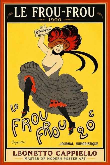 Leonetto Cappiello Le Frou-frou No6 - Poster