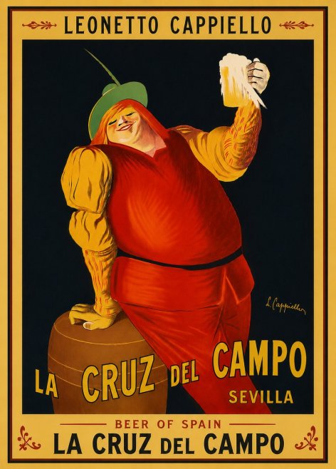 Leonetto Cappiello La Cruz Del Campo No6 - Poster