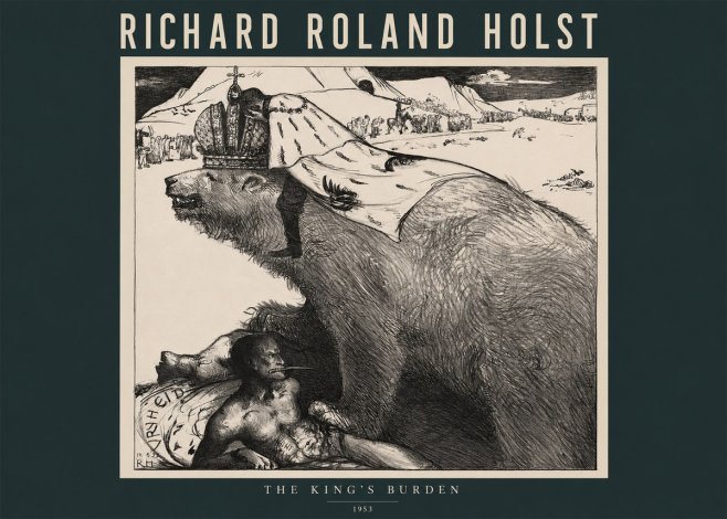 Richard Roland Holst The King's Burden No2 - Poster