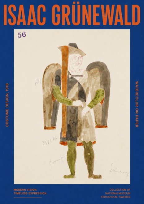Isaac Grünewald Costume Design IV No2 - Poster