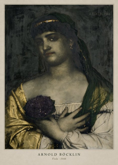 Arnold Böcklin Viola No2 - Poster