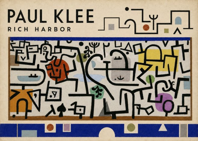 Paul Klee Rich Harbor No4 - Poster