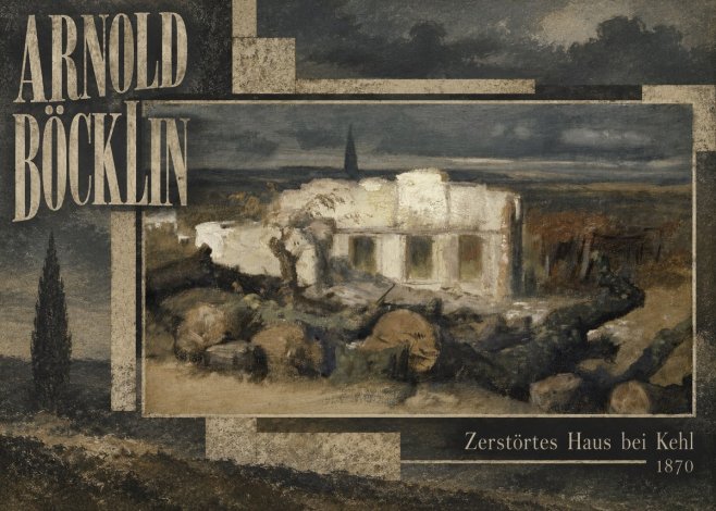 Arnold Böcklin Zerstörtes Haus Bei Kehl No5 - Poster