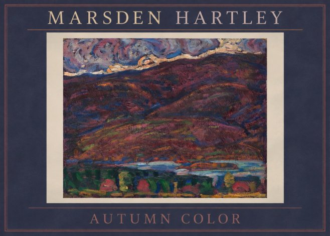 Marsden Hartley Autumn Color No2 - Poster