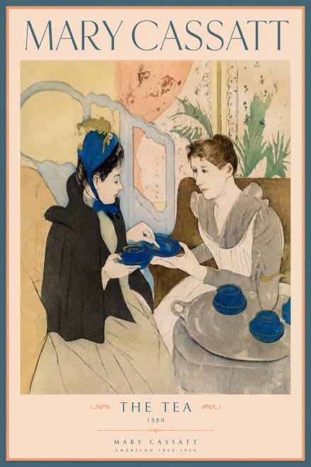 Mary Cassatt The Tea No2 - Poster