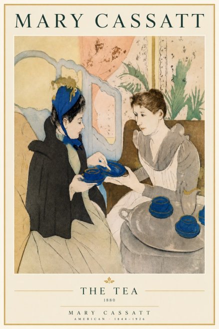 Mary Cassatt The Tea No3 - Poster