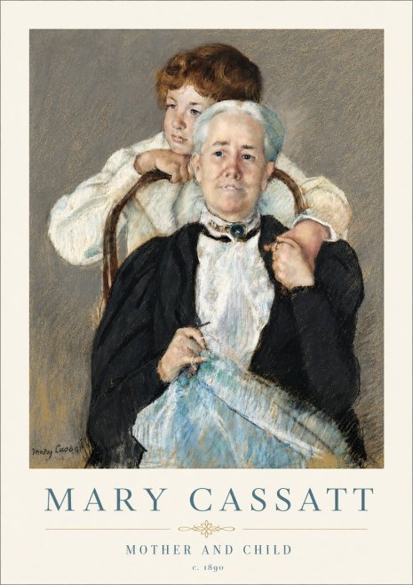 Mary Cassatt Mother and Child V No6 - Poster