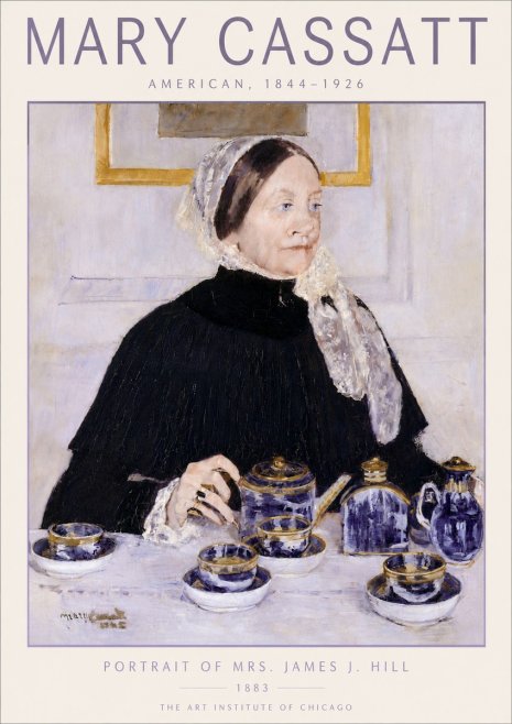 Mary Cassatt Portrait of Mrs. James J. Hill No5 - Poster