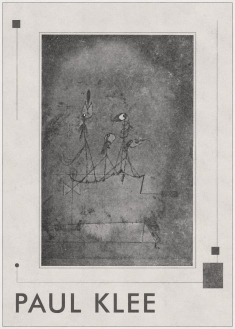 Paul Klee Group of Figures No1 - Poster