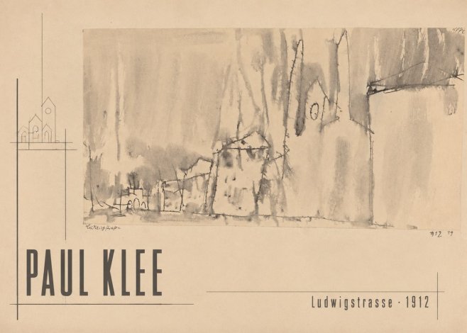 Paul Klee Ludwigstrasse No2 - Poster