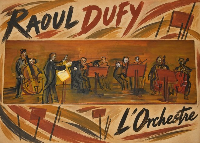 Raoul Dufy L'orchestre No5 - Poster