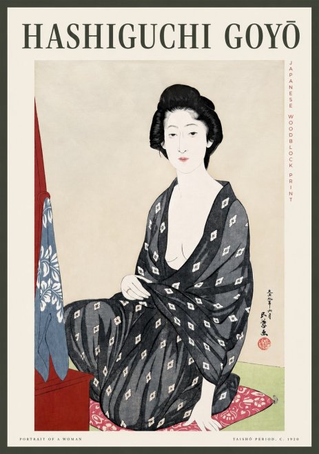 Hashiguchi Goyō Portrait of a Woman No2 - Poster