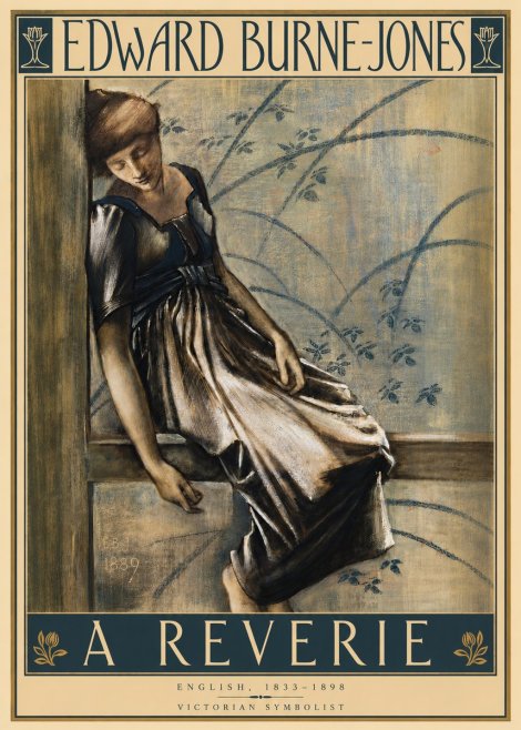 Edward Burne-Jones A Reverie No4 - Poster