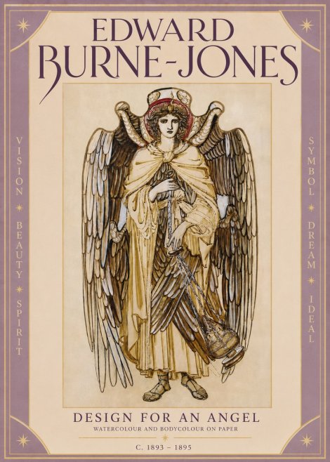 Edward Burne-Jones Design for an Angel No3 - Poster
