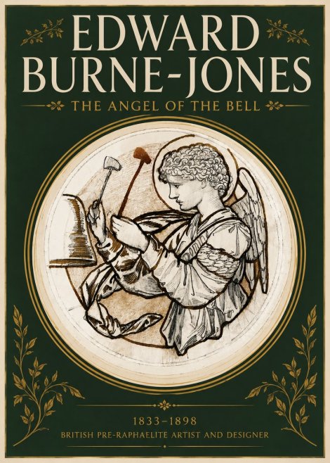 Edward Burne-Jones The Angel of the Bell No4 - Poster