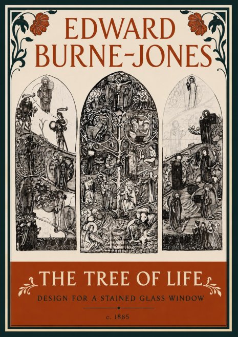 Edward Burne-Jones The Tree of Life No4 - Poster