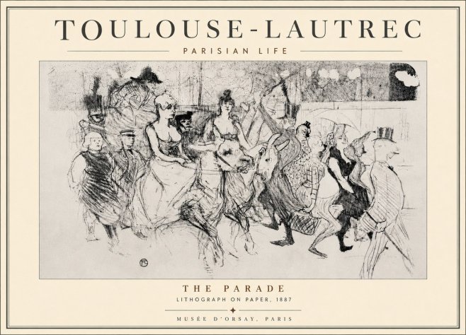 Toulouse-Lautrec The Parade No6 - Poster