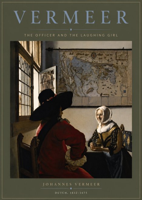Vermeer The Officer and the Laughing Girl No6 - Poster