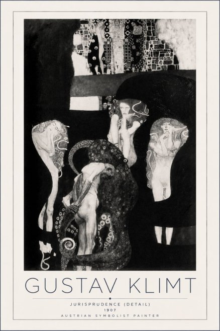 Klimt Jurisprudence (Detail) No3 - Poster