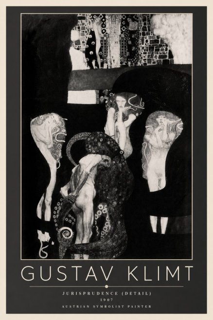 Klimt Jurisprudence (Detail) No5 - Poster