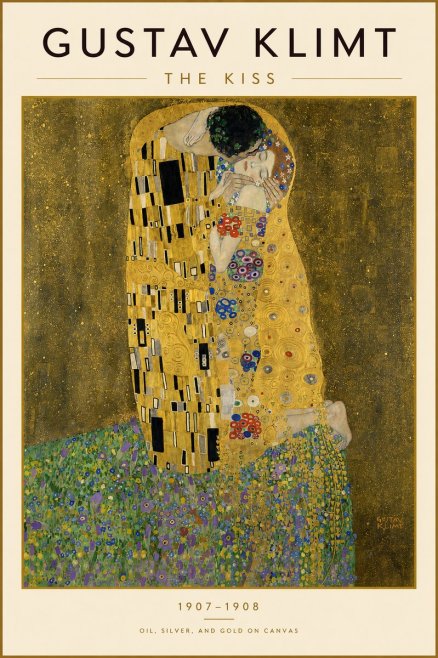 Klimt The Kiss No5 - Poster