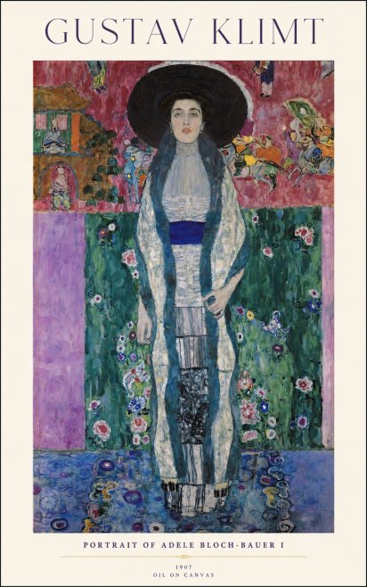 Klimt Portrait of Adele Bloch-bauer I No1 - Poster