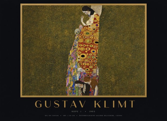 Klimt Hope I No2 - Poster