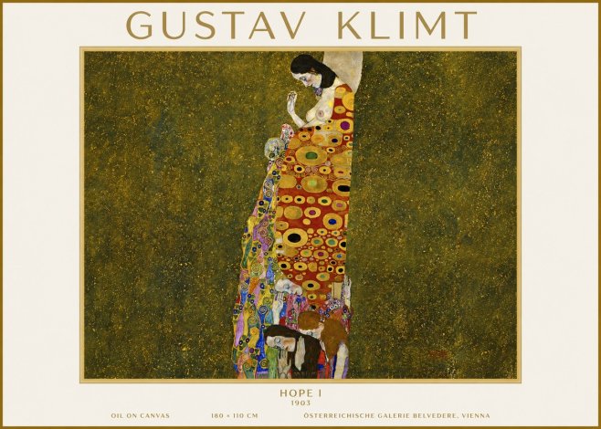 Klimt Hope I No4 - Poster