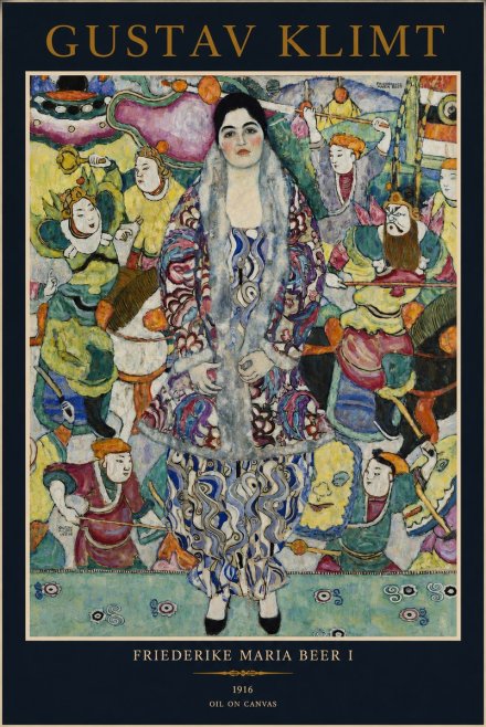 Klimt Friederike Maria Beer I No2 - Poster
