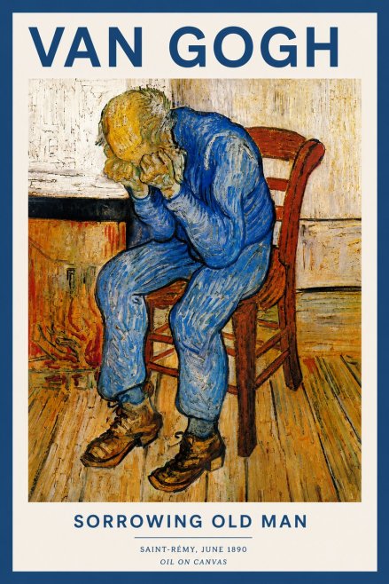 Van Gogh Sorrowing Old Man No2 - Poster