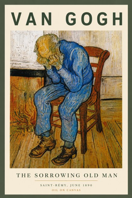 Van Gogh Sorrowing Old Man No6 - Poster