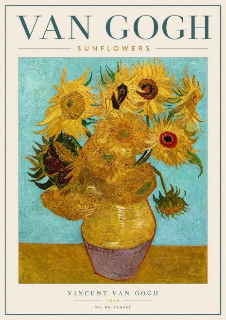 Van Gogh Sunflowers I No3 - Poster