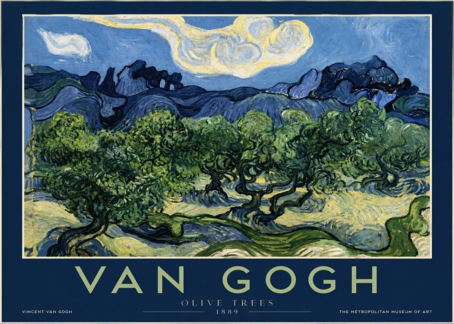 Van Gogh Olive Trees No2 - Poster