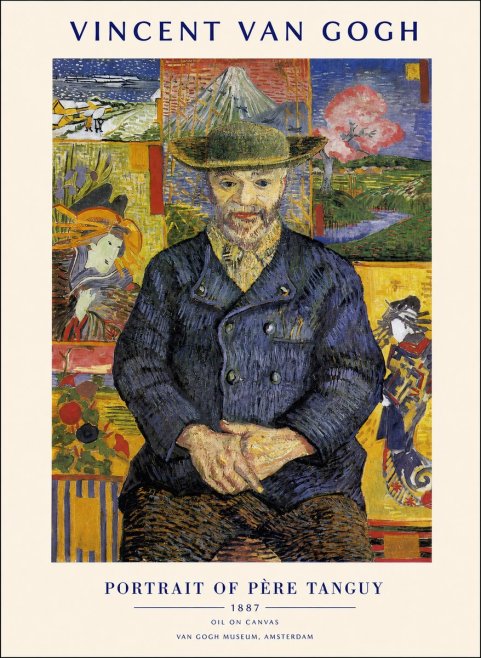 Van Gogh Portrait of Père Tanguy I No1 - Poster
