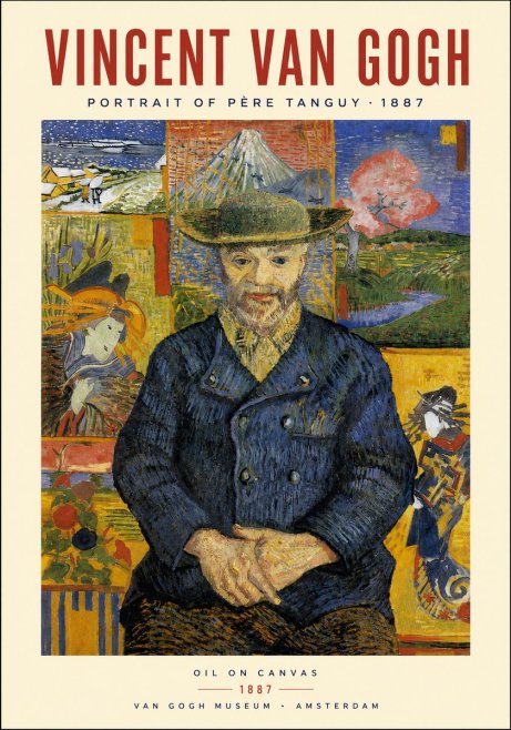Van Gogh Portrait of Père Tanguy I No3 - Poster