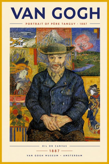 Van Gogh Portrait of Père Tanguy I No5 - Poster