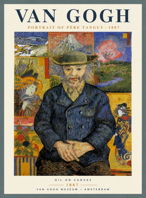 Van Gogh Portrait of Père Tanguy I No6 - Poster