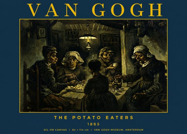 Van Gogh The Potato Eaters II No2 - Poster