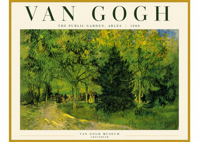 Van Gogh The Public Garden, Arles No6 - Poster