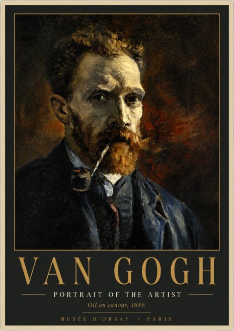 Van Gogh Portrait of the Artist I No2 - Poster