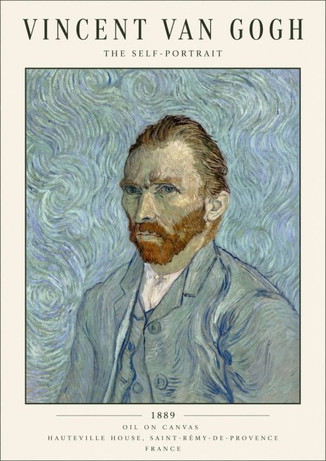 Van Gogh The Self-portrait No3 - Poster