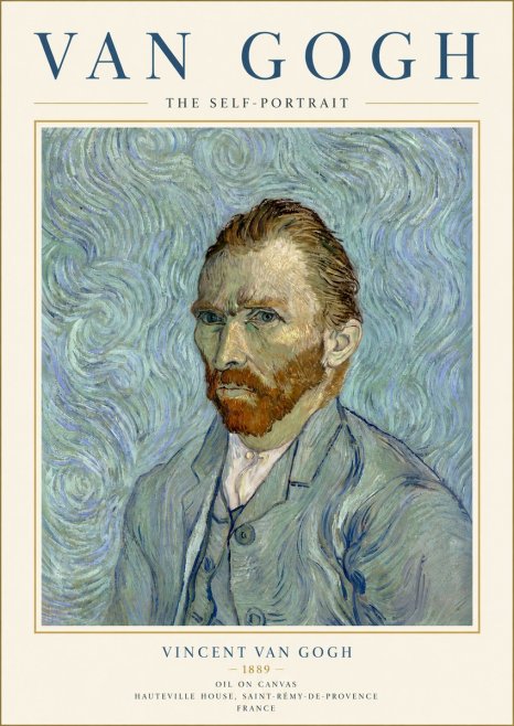 Van Gogh The Self-portrait No6 - Poster