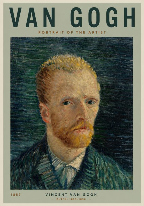 Van Gogh Portrait of the Artist II No4 - Poster