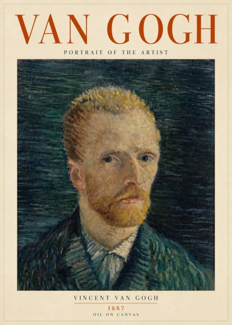 Van Gogh Portrait of the Artist II No5 - Poster