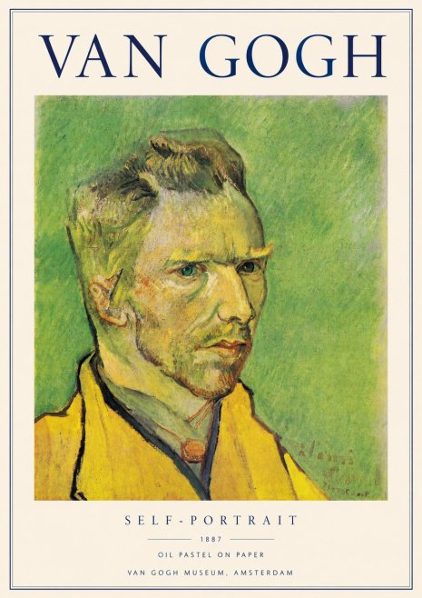 Van Gogh Self-portrait II No3 - Poster
