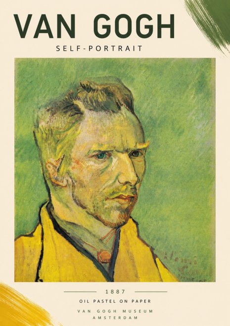 Van Gogh Self-portrait II No5 - Poster