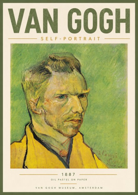 Van Gogh Self-portrait II No6 - Poster