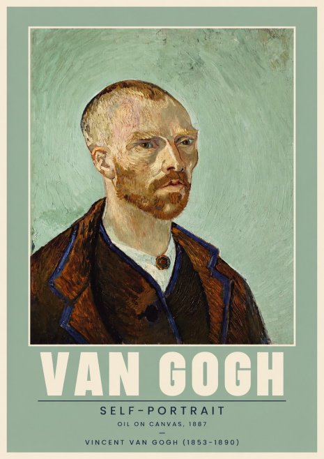 Van Gogh Self-portrait III No2 - Poster