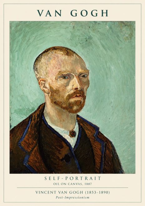 Van Gogh Self-portrait III No3 - Poster