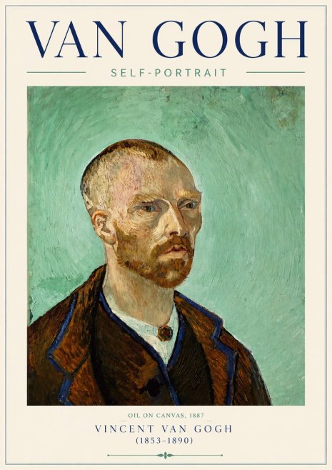 Van Gogh Self-portrait III No5 - Poster